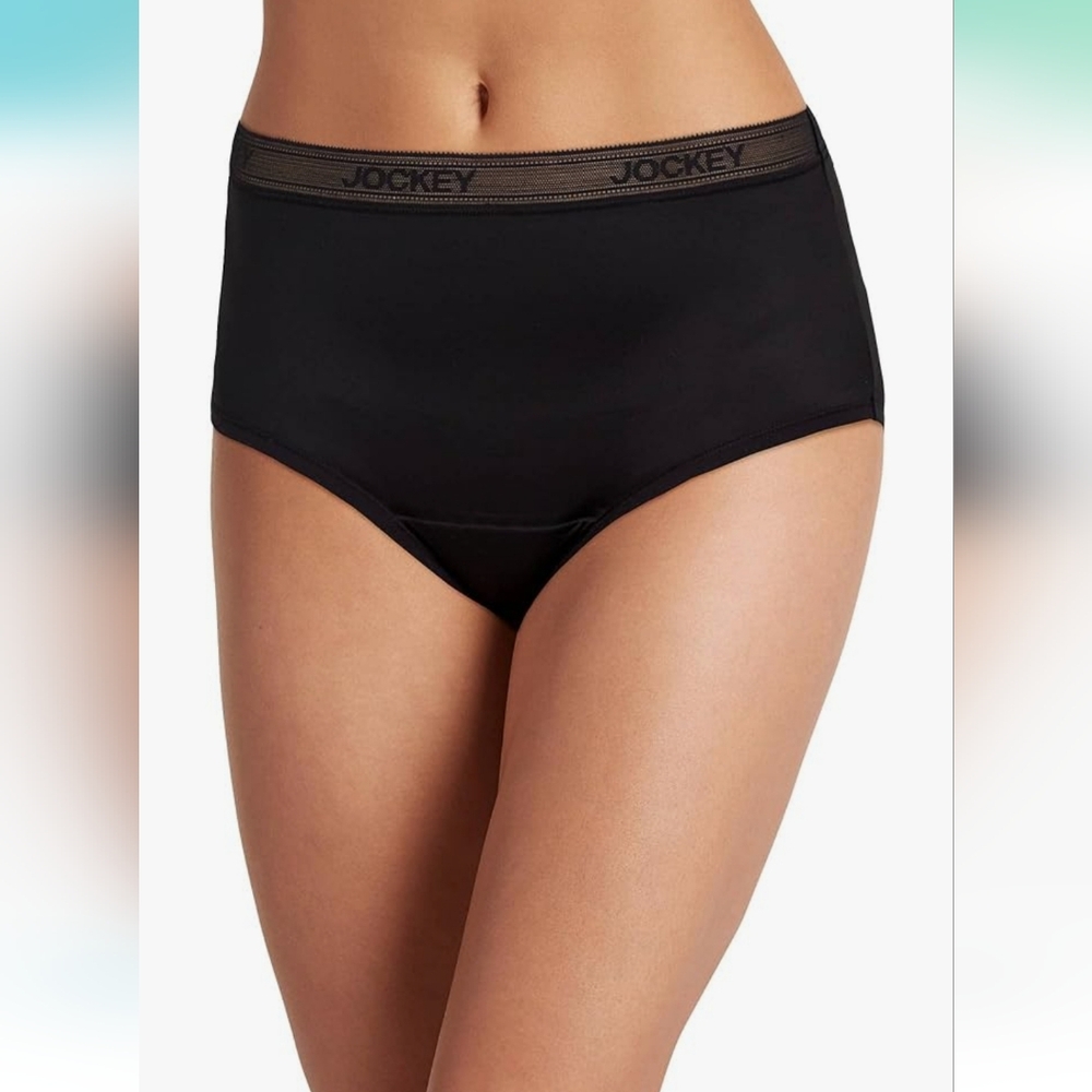 #3, NWT Jockey Absorbent underwear,high-waist Brief,M